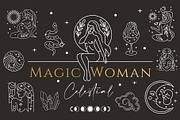 Magic Woman Feminine Celestial Pack, a Templates & Theme by Metrolinevision (Thumbnail 1 of 12)