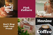 Ramolia Vintage Display Font, a Serif Font by RantautypeStudio (Thumbnail 8 of 17)