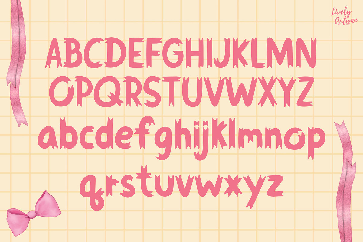 Ribbon | Sans serif font, a Sans Serif Font by LivelyAutumn11.11 (Photo 2 of 5)