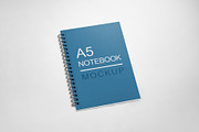 Classic Notebook Mockup Set - A5, a Print Template by Rafael Oliveira (Thumbnail 6 of 7)