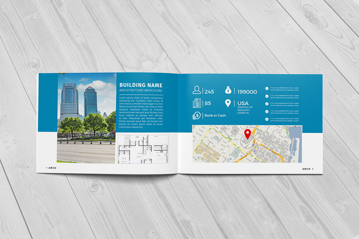A5 Realestate/Architecture Brochure, a Brochure Template by New Lines (Photo 3 of 13)