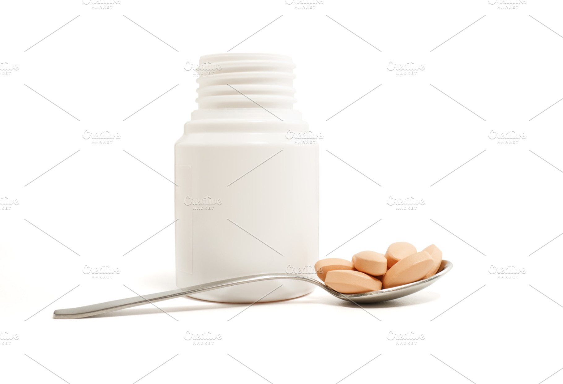 spoon and pills, a Health & Medical Photo by Antonio-S
