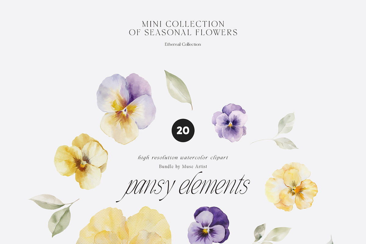 SPRING BOX Watercolor Bundle 400+, a Decorative Illustration by Muse Artist (Photo 37 of 99)