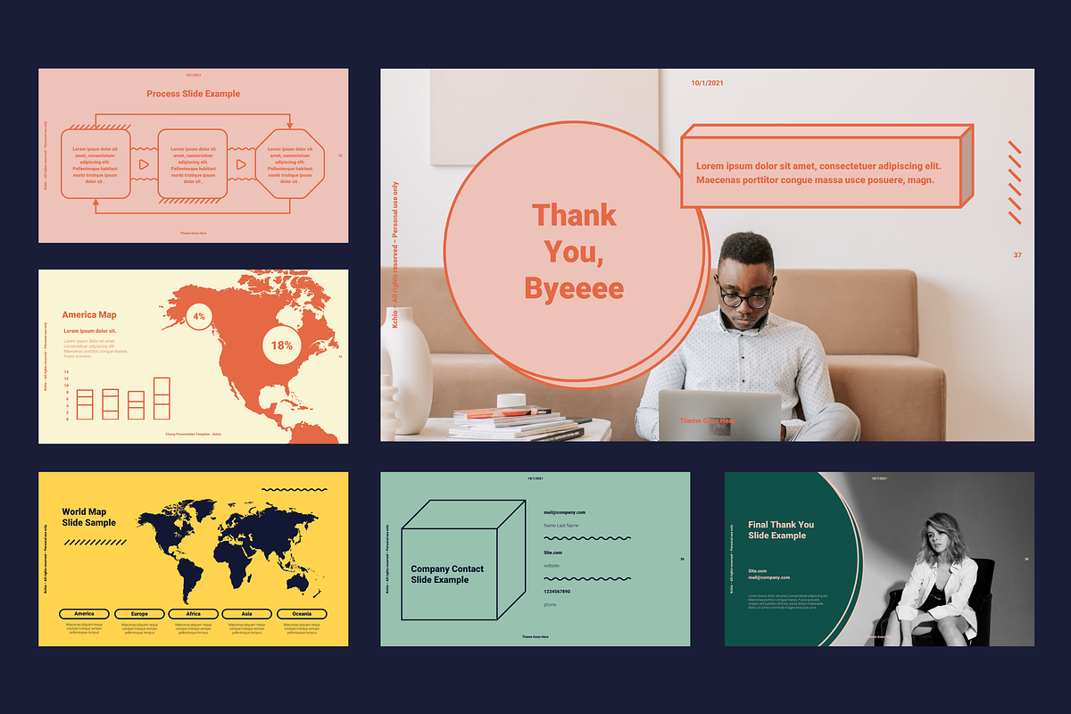 Coloristic - PowerPoint Template, a Presentation Template by chio ...