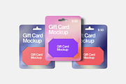 Gift Card Mockup, a Product Mockup by bimockup (Thumbnail 5 of 6)