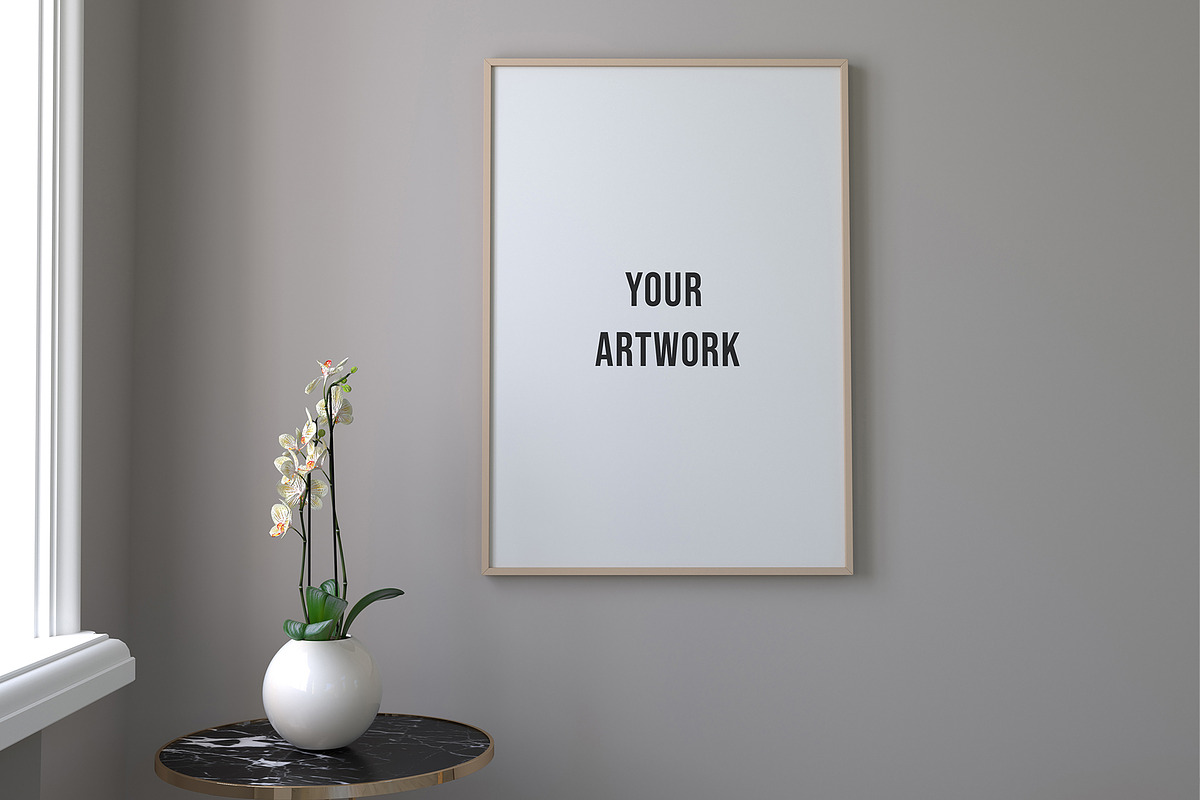 Frame Mockup, a Print Template by Designrepos
