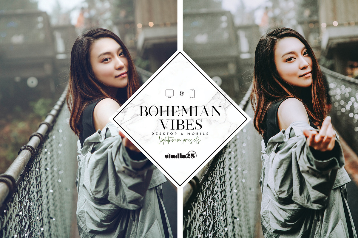 Bohemian lightroom preset, a Plug-in Add-On by studio25 (Photo 4 of 7)