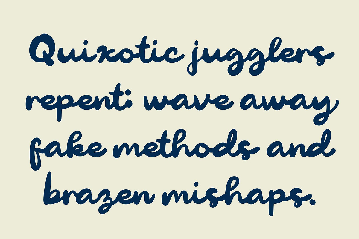CS Winka – Retro Bold Script Font, a Script Font by Craft Supply Co. (Photo 4 of 8)