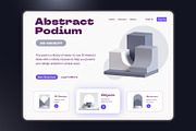 Abstract Podium 3D, an Object 3D Model by kerismaker (Thumbnail 6 of 8)