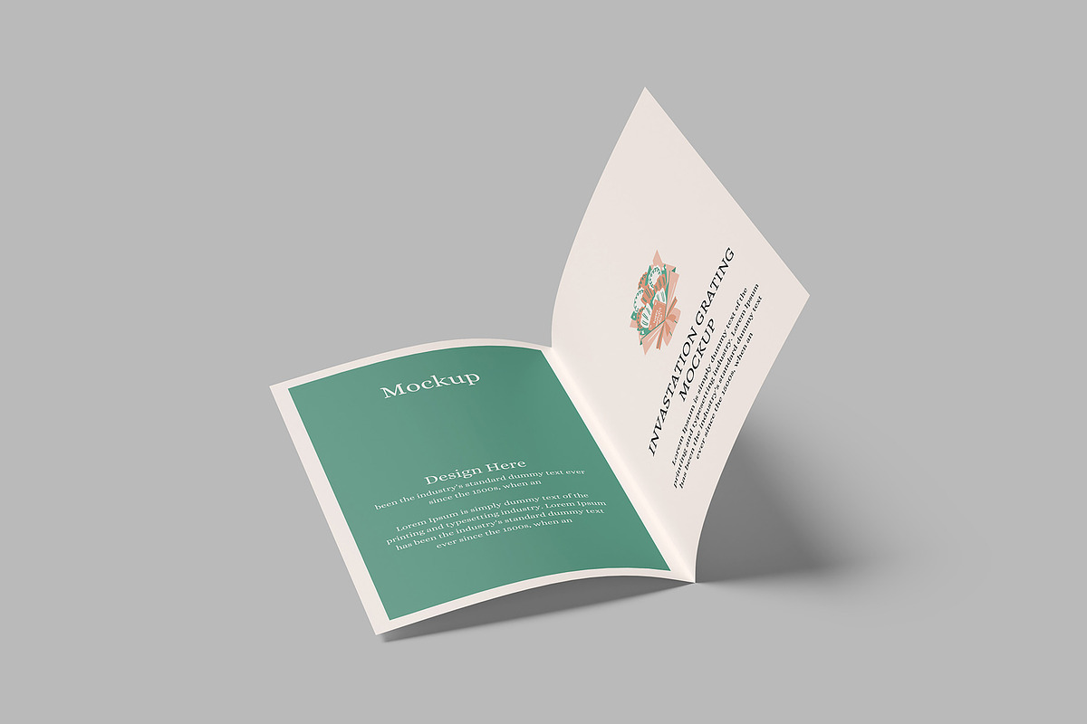 Invitation & Greeting Card Mockups, a Print Template by Difa Design (Photo 2 of 11)