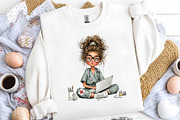 Whimsical Nurse Girl Clipart Bundle, a Seasonal Illustration by CreationArt (Thumbnail 2 of 5)