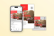 Super Modern Event Flyer+IG - Canva, a Flyer Template by Everyday Monster Creative (Thumbnail 4 of 4)