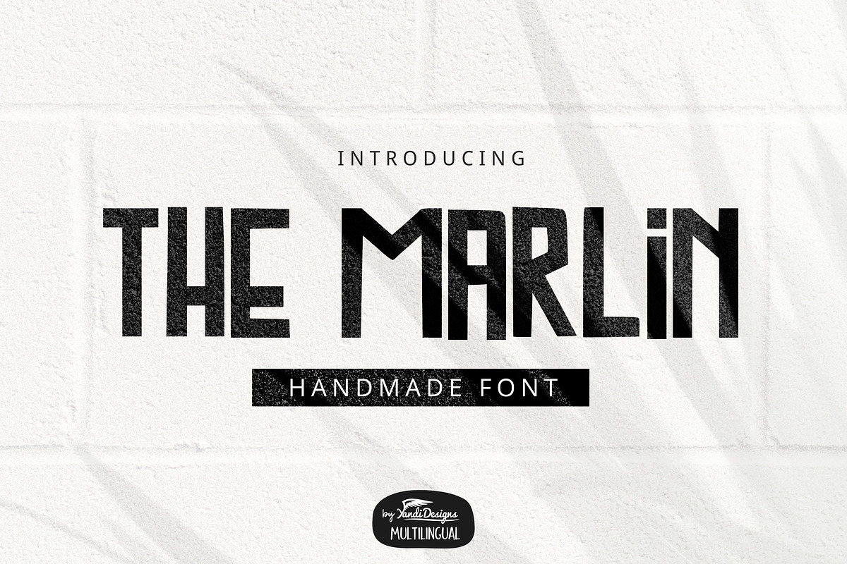 The Marlin Font, a Sans Serif Font by YandiDesigns (Photo 1 of 4)