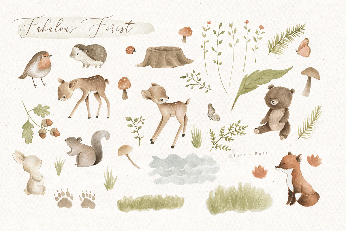 Fabulous Forest, an Animal Illustration by Flora+Bear (Photo 2 of 15)
