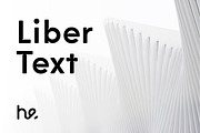 Liber Text, a Sans Serif Font by Hederae Type Foundry (Thumbnail 1 of 11)
