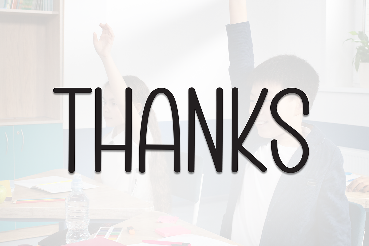 Happy School | Script Font, a Script Font by Scratchones (Photo 8 of 8)