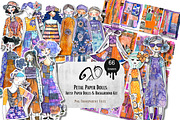 Petal Paper Dolls: Artsy Paper Dolls, a Person Illustration by NiiiNArt (Thumbnail 1 of 7)