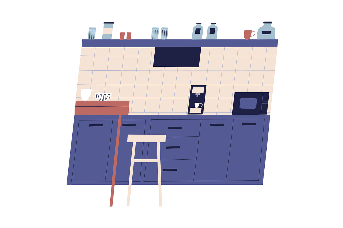 People in office kitchen, a Person Illustration by Good Studio (Photo 3 of 3)