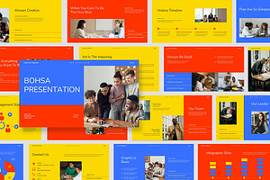 Bohsa : Creative Business Powerpoint, a Presentation Template by Punkl Camp