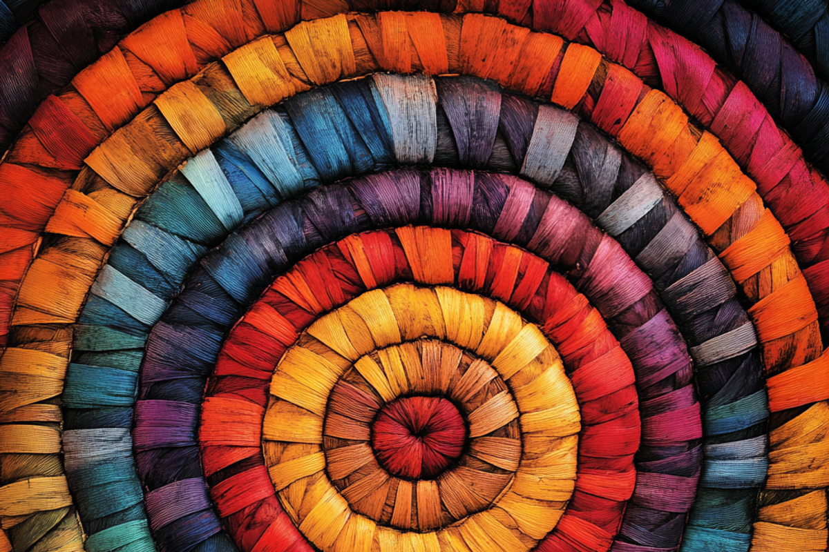 Pomo Indian Basket Pattern