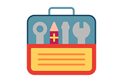 Tool Box Flat Icon, an Icon by Pexelpy (Thumbnail 3 of 3)