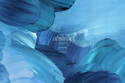 Blue Painted Abstract Backgrounds, a Texture Graphic by Basia Stryjecka (Thumbnail 4 of 18)