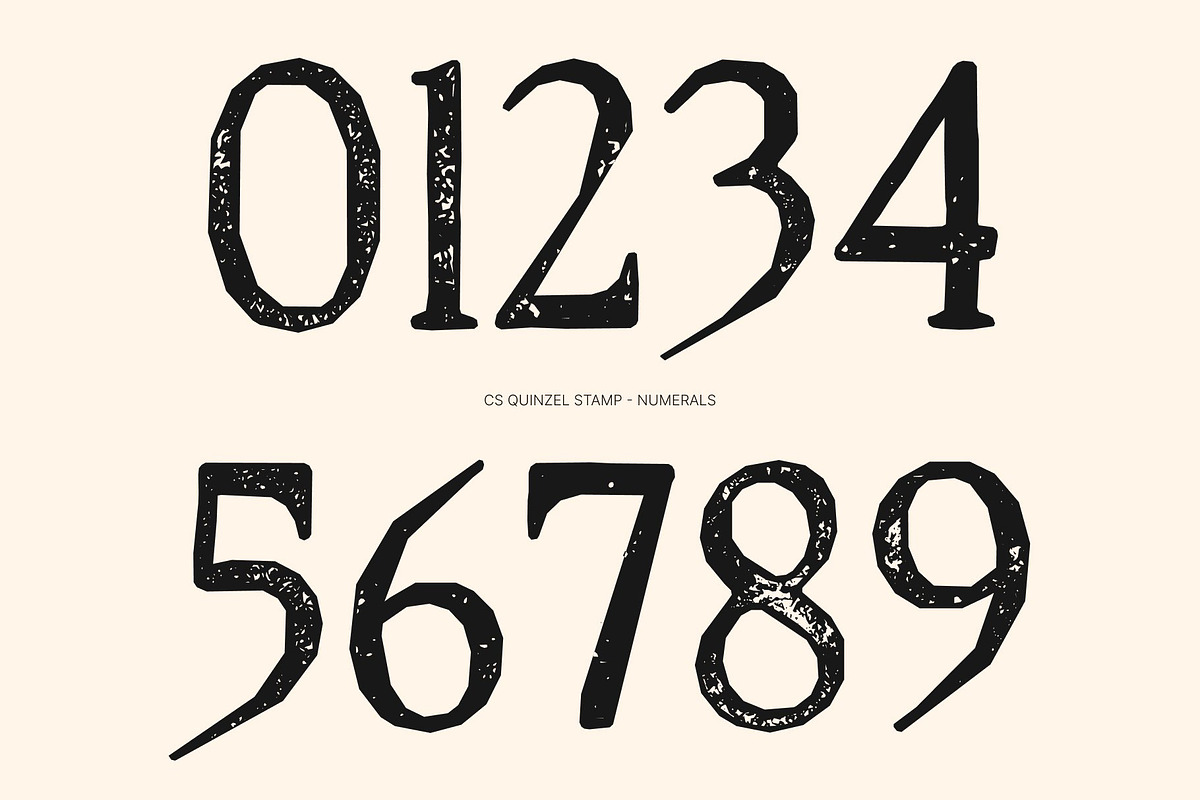 CS Quinzel Stamp, a Serif Font by Craft Supply Co. (Photo 5 of 8)