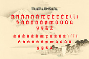 Onari Faux Japanese Font, a Font by twinstd (Thumbnail 8 of 10)