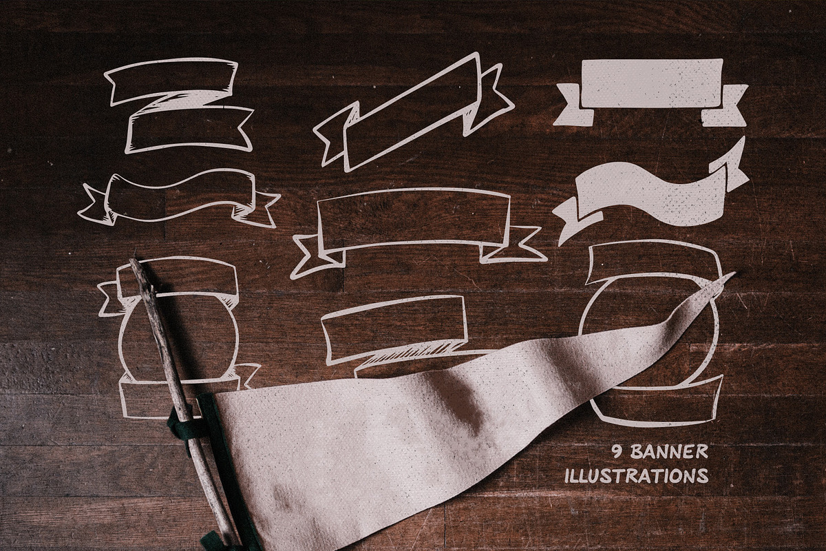 Banners: Sketchnote Booster Pack, an Illustration by Mitch Made (Photo 2 of 2)