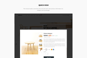 Estilo Furniture Prestashop 1.7.6x