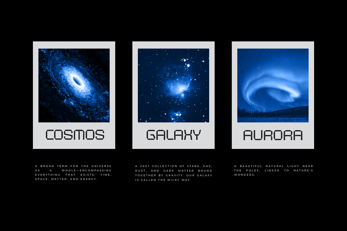 Universa - Futuristic Font, a Sans Serif Font by limitype (Photo 5 of 16)
