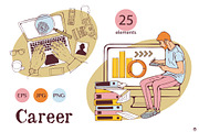 Career, a Person Illustration by Olillia (Thumbnail 3 of 11)