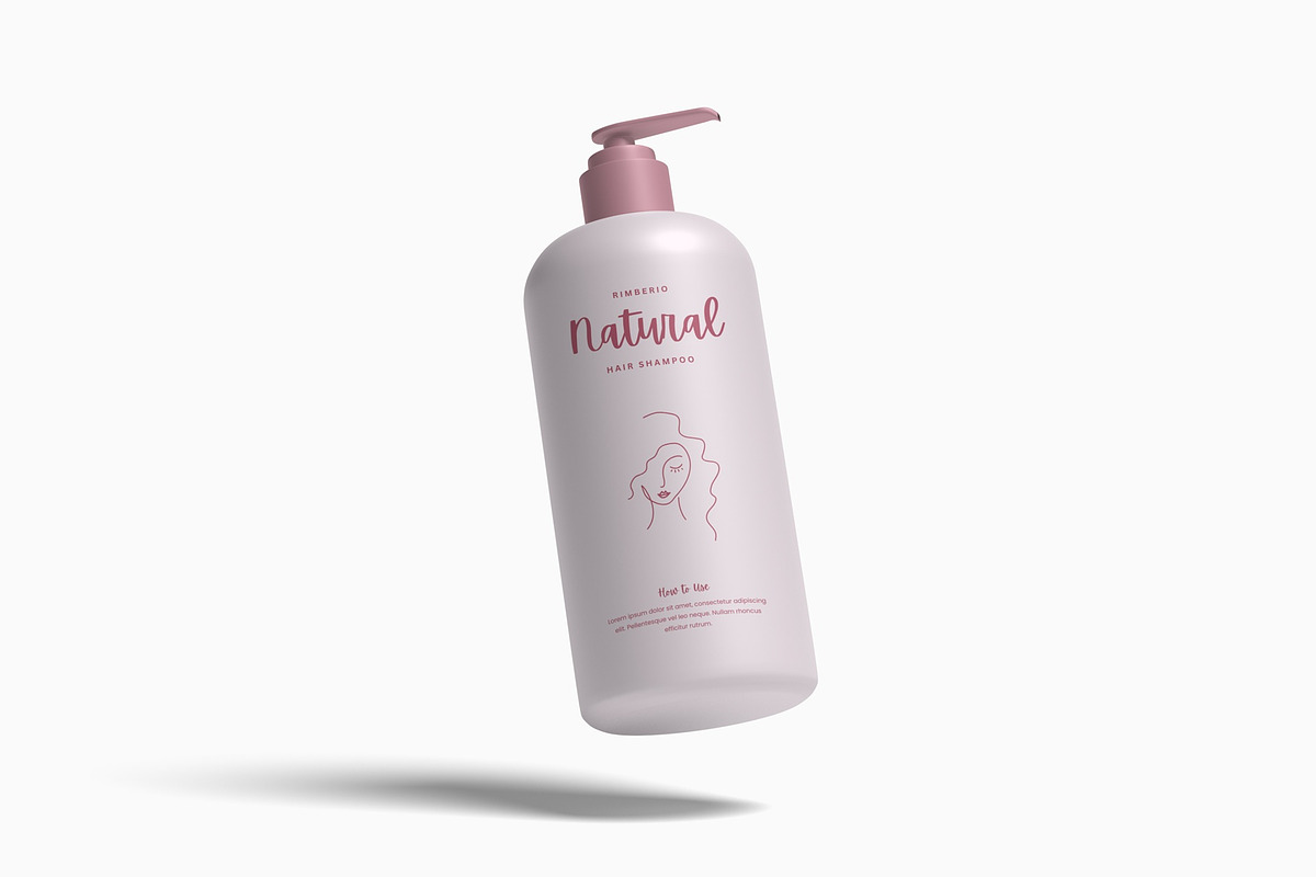 Pump Bottle Mockup, a Cups & Container Mockup by suciamairastd (Photo 5 of 6)