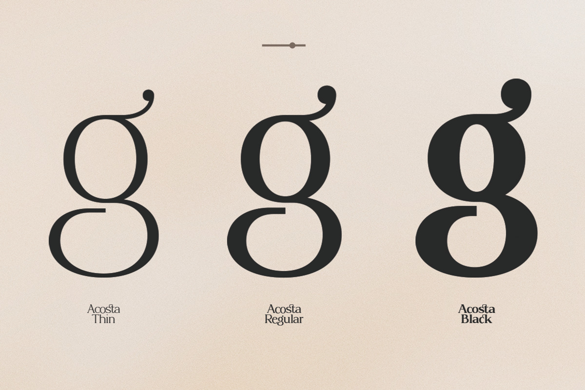 Acosta - Serif Font Family, a Serif Font by Zane Studio (Photo 10 of 11)