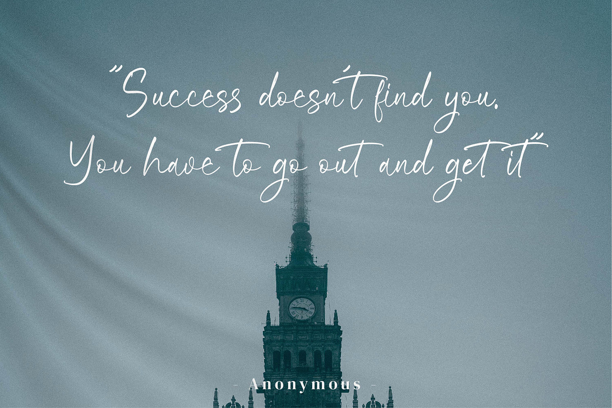 Riyanthy Selafina, a Script Font by Integritype Studio (Photo 8 of 15)