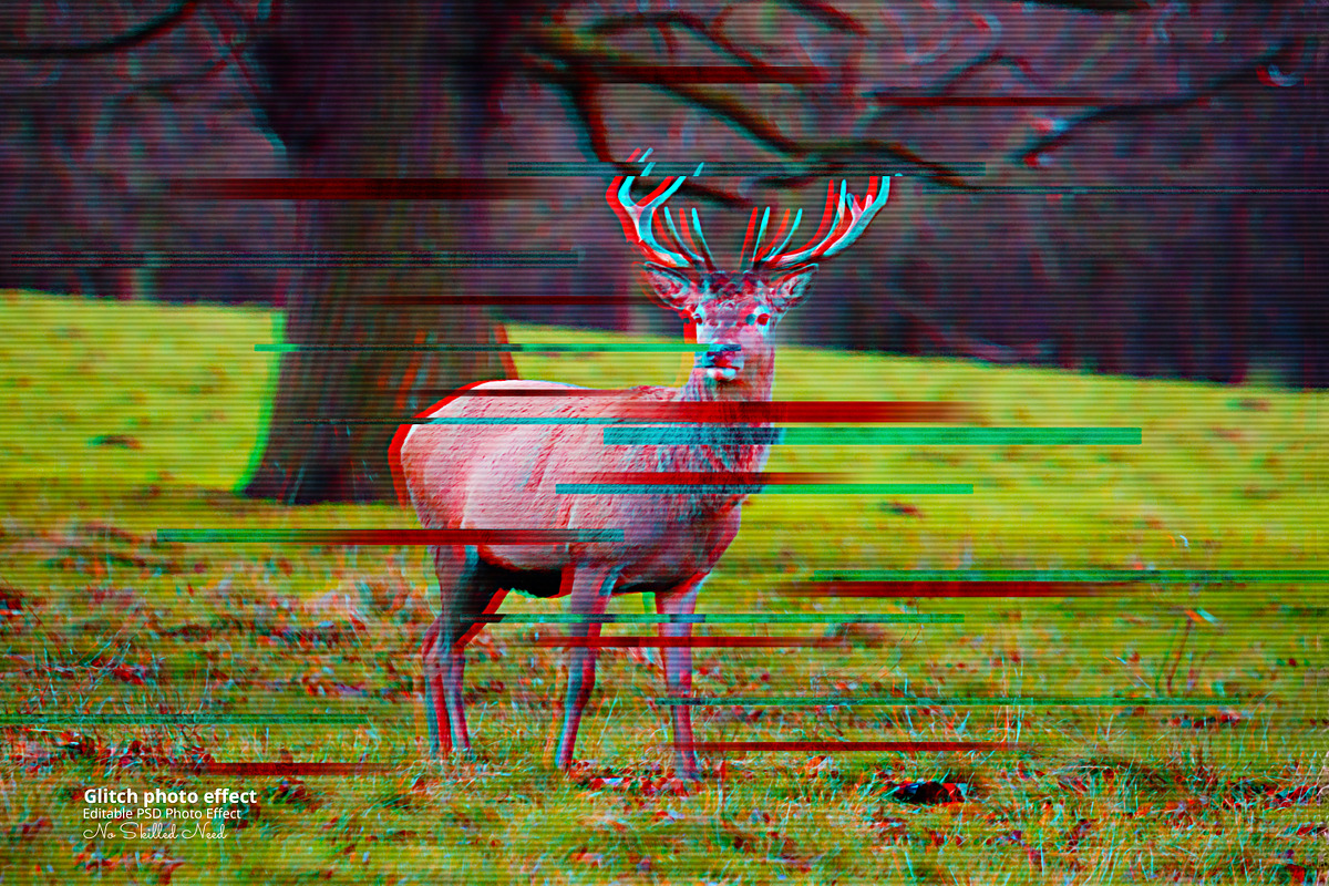 Editable Glitch Photo Effect, an Action Add-On by Photoshop Action (Photo 13 of 13)