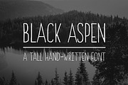 Black Aspen, a Handwritten Font by Ember Studio (Thumbnail 1 of 4)