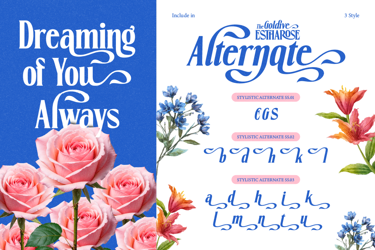 Goldive Estharose - Elegant Serif, a Serif Font by Artisan Themes (Photo 7 of 12)