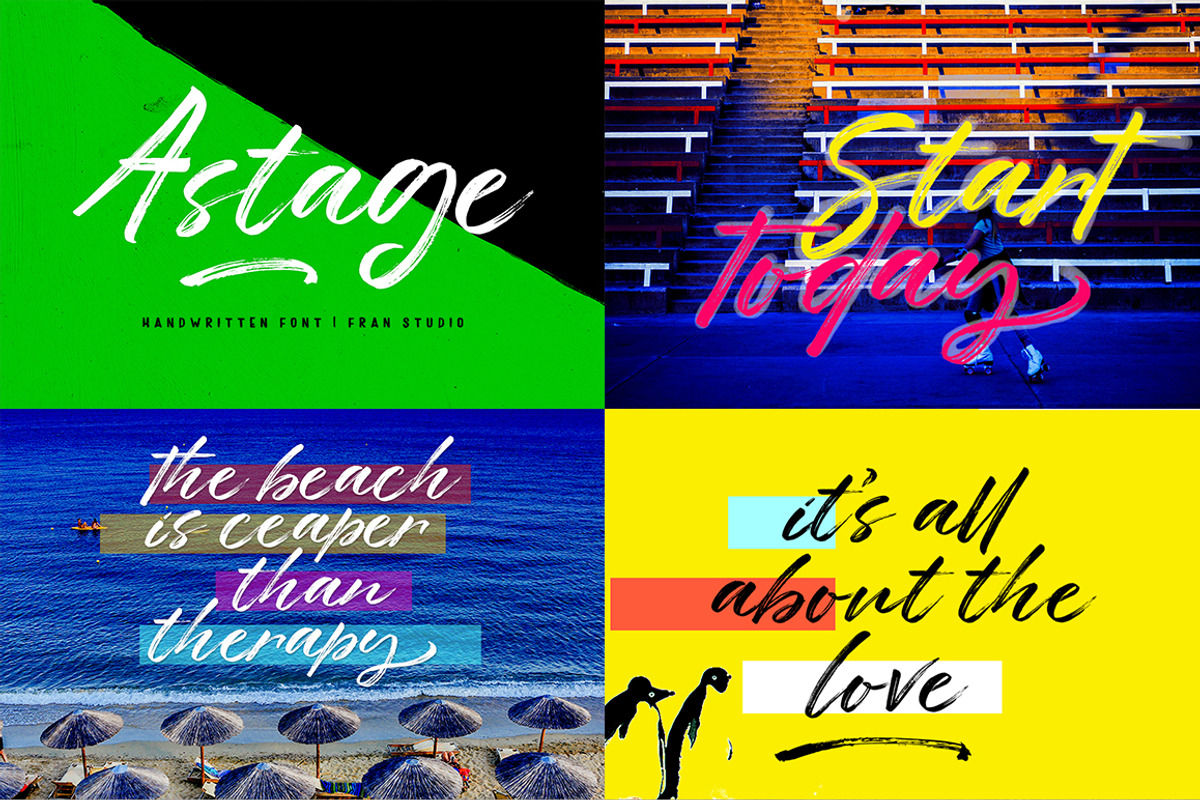 The brilliant fonts bundle, a Script Font by Franstudio (Photo 12 of 20)