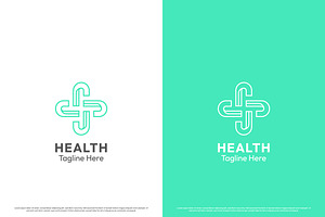 Abstract Health Plus Medic Logo Icon, a Branding & Logo Template by Morvana Crew