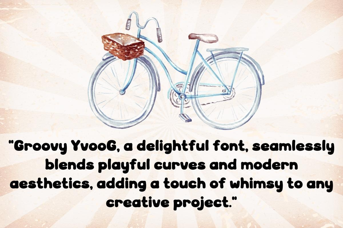 Groovy YvooG - Handwritting, a Handwritten Font by Charmingbear59.design (Photo 2 of 5)
