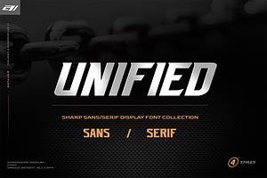 AZN Unified, a Font by AthayaDZN