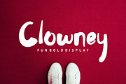 Clowney - Fun Bold Display, a Font by PutraCetol Studio (Thumbnail 1 of 8)