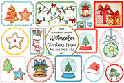 Christmas Frame Sublimation, an Illustration by OK Design (Thumbnail 1 of 5)