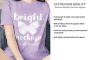 Bella Canvas 3001 T-shirt Mockup, a Print Template by BrightMockups (Thumbnail 3 of 3)