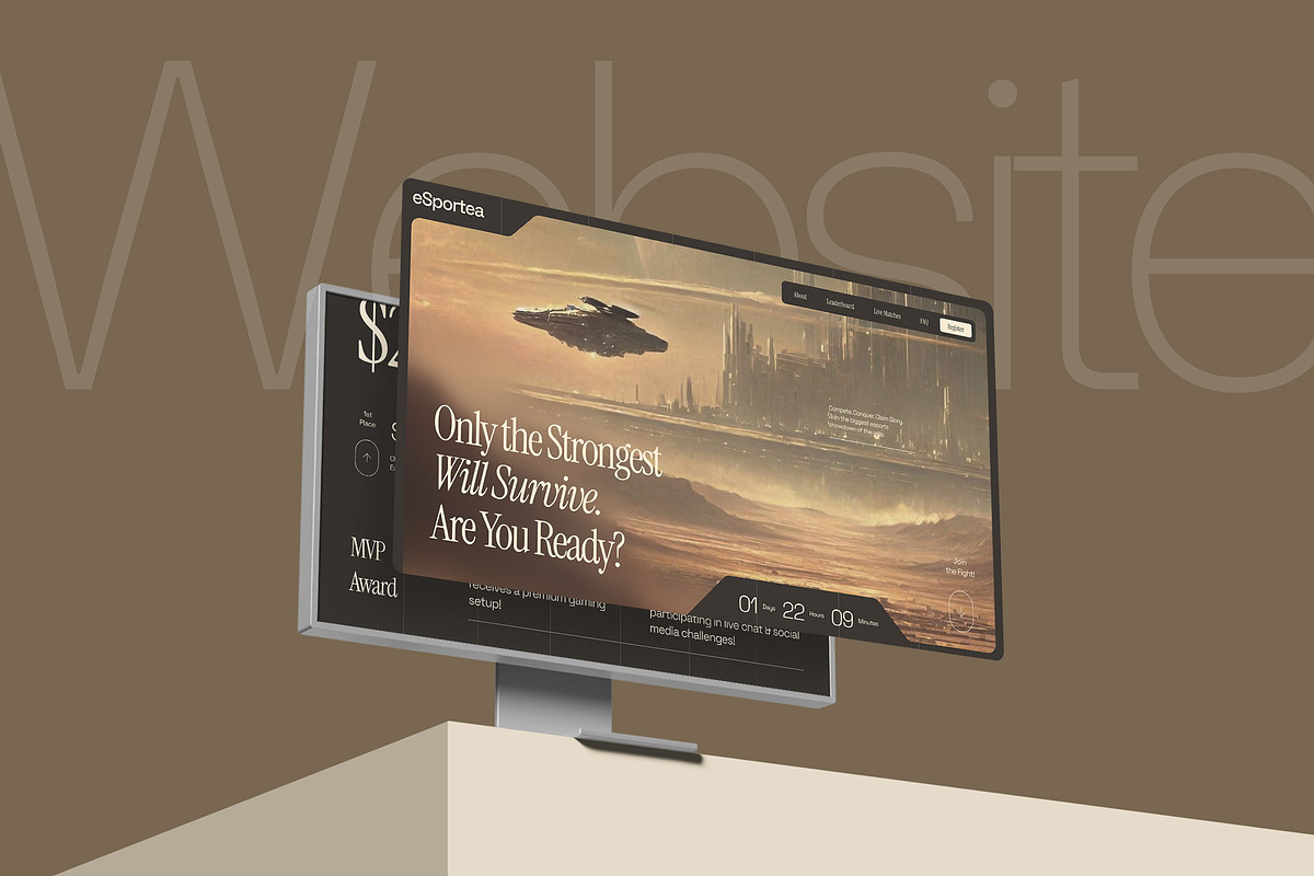eSportea - Landing Page Template