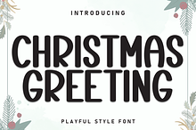 Christmas Greeting | Script Font