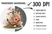 Whimsical Floral Undersea Clipart, a Seasonal Illustration by Craft Nest (Thumbnail 2 of 10)