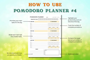 Pomodoro Planner & Tracker