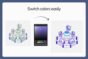 50 Web Development Illustrations, a Technology Illustration by Creative Stall (Thumbnail 6 of 11)